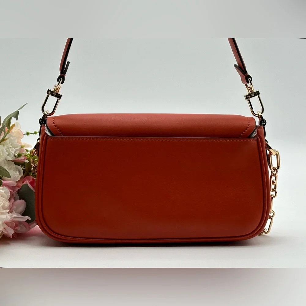 Michael Kors Medium Leather Shoulder Bag - Picture 8 of 12